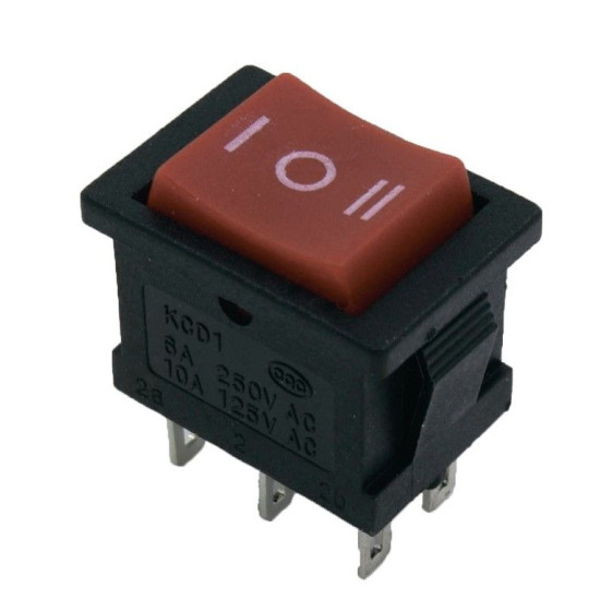 Перекидний перемикач TNSy KCD1-1-203 R/B червоний (TNSy5500682)
