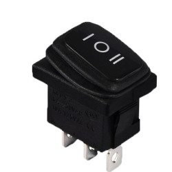 Перекидний перемикач TNSy KCD1-2-103W B/B IP65 чорний (TNSy5500697)