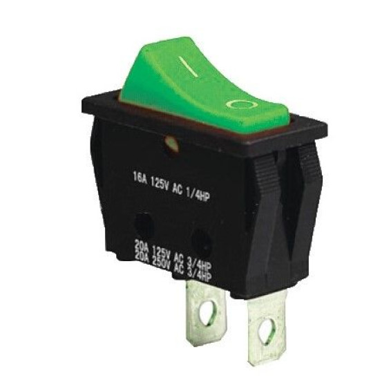 Перемикач TNSy KCD3-101 G/B зелений (TNSy5500827)