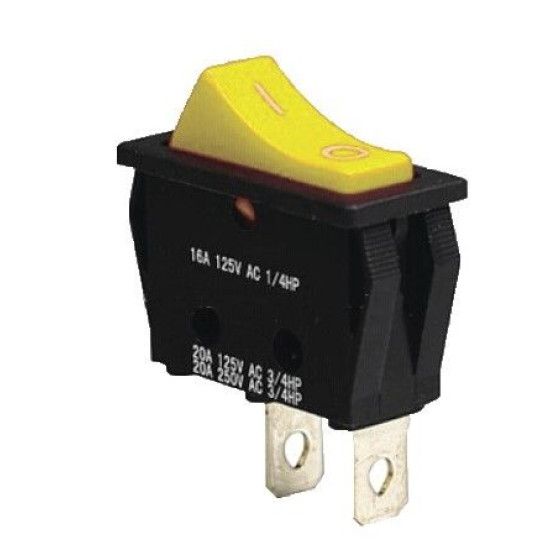 Перемикач TNSy KCD3-101 Y/B жовтий (TNSy5500828)