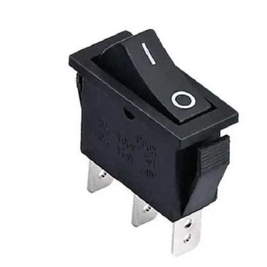 Перемикач TNSy KCD3-102 B/B чорний (TNSy5500830)