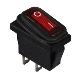 Перемикач TNSy KCD3-101WN R/B з підсвічуванням IP54 червоний (TNSy5500847)