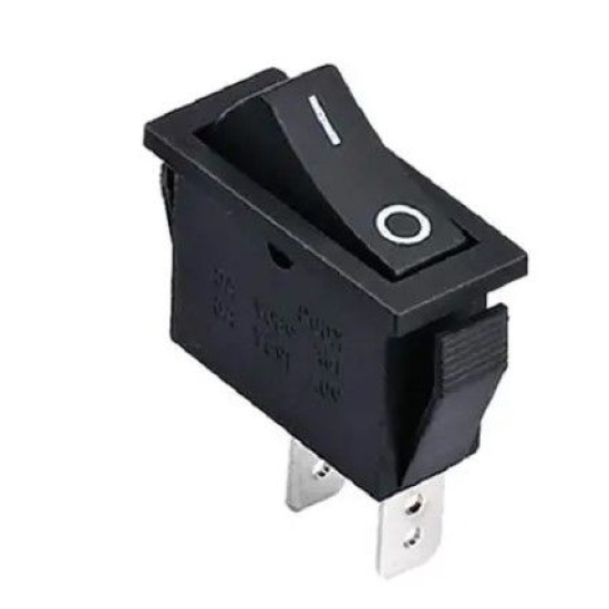 Перемикач TNSy KCD3-111 B/B без фіксації чорний (TNSy5500854)