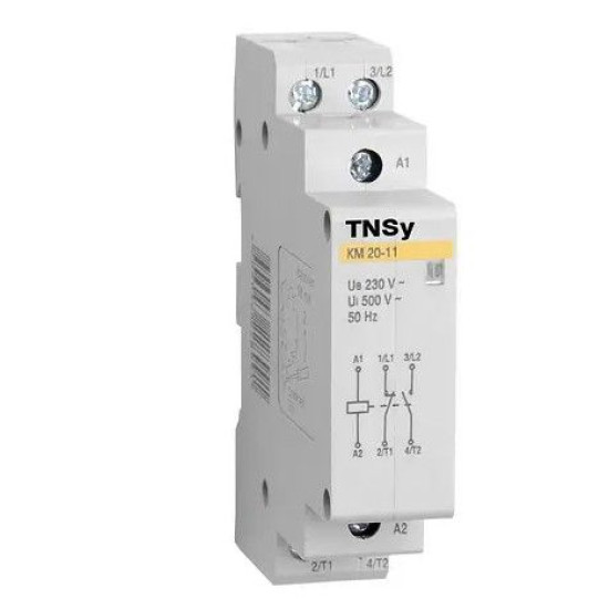 Модульний контактор TNSy КМ-1-20-11 230AC 1NO-1NC 2р (TNSy5503804)