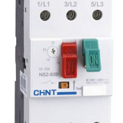 Автомат захисту двигуна Chint NS2-80B 16A-25A (495086)