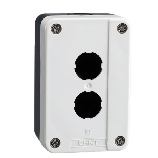 Корпус кнопкового посту Chint NP2-B02 2 місця (575576)