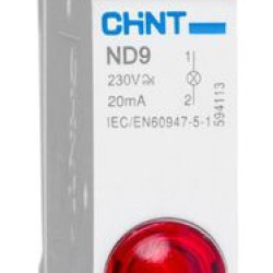Модульний індикатор Chint ND9-1/R AC/DC230В червоний (594113)