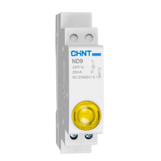 Модульний індикатор Chint ND9-1/Y AC/DC230В жовтий (594118)