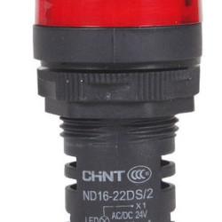 Індикатор Chint ND16-22D/2 AC/DC 380В червоний (592863)