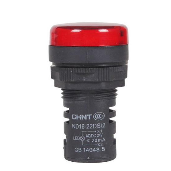 Індикатор Chint ND16-22D/2 AC/DC 230В червоний (593075)