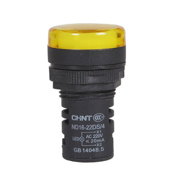 Індикатор Chint ND16-22D/2 AC/DC 230В жовтий (593076)
