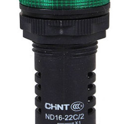 Індикатор Chint ND16-22D/2 AC/DC 230В зелений (593077)
