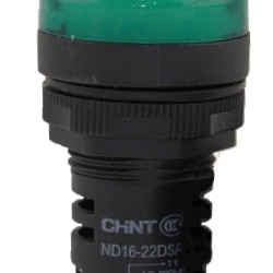 Захищений індикатор від перешкод Chint ND16-22D/4K2 АС 230В зелений (146694)