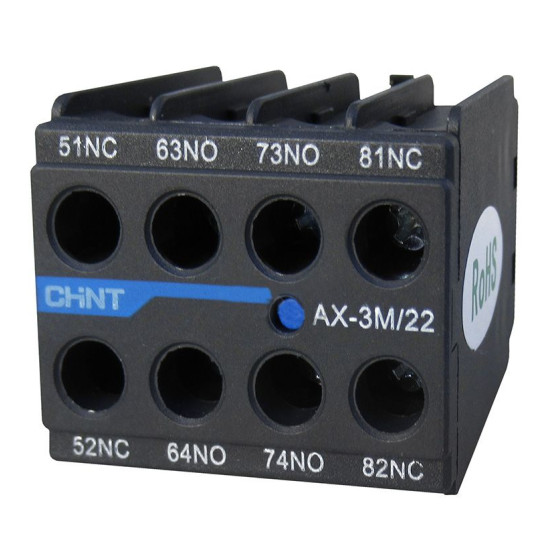 Блок додаткових контактів Chint AX-3M/22 для NXC-06M-12M (925186)