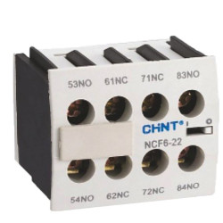 Блок додаткових контактів Chint NCF6-22 2NO+2NC для NC6 (261007)