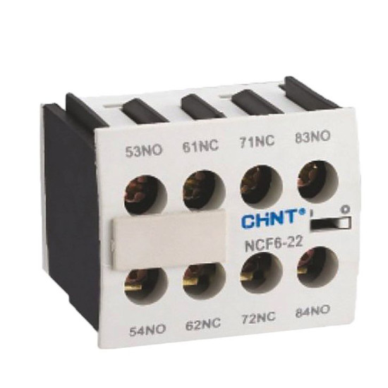 Блок додаткових контактів Chint NCF6-22 2NO+2NC для NC6 (261007)