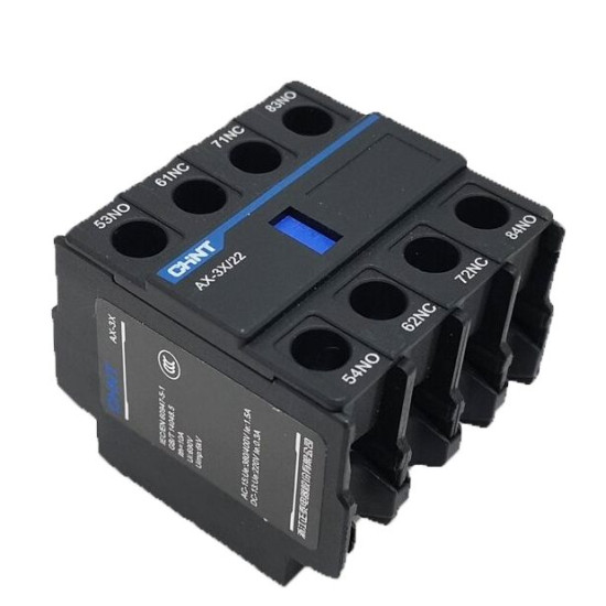 Фронтальний блок додаткових контактів Chint AX-3X/22 2NO+2NC для NXC (938251)