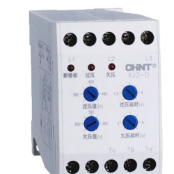 Реле контроля фаз Chint XJ3-D AC380V мультирежимна індикація (284003)