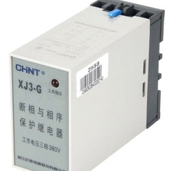 Реле контроля фаз Chint XJ3-G AC380V монохромна індикація (284004)