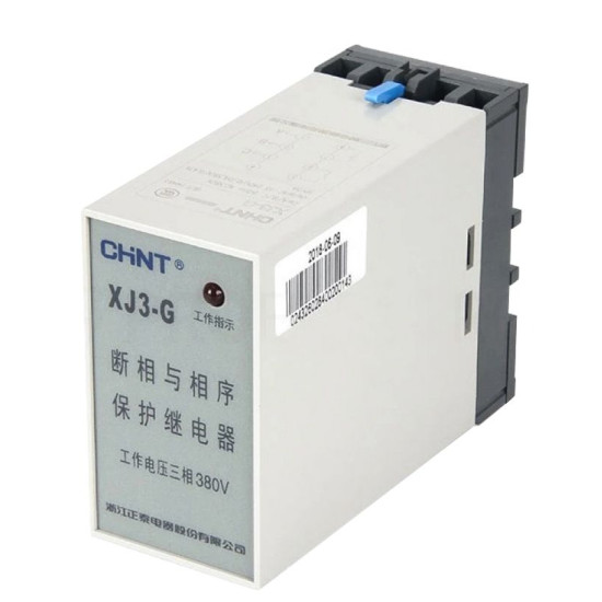 Реле контроля фаз Chint XJ3-G AC380V монохромна індикація (284004)