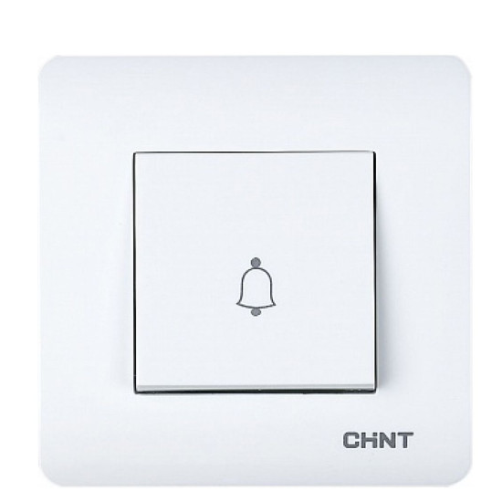 Вимикач дверного дзвоника Chint NEW3 білий (715387)