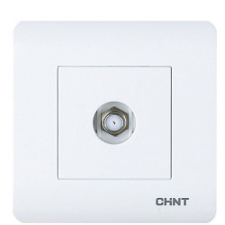 Розетка ТV-SAT Chint NEW3 біла (715393)
