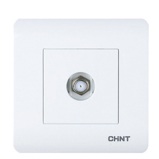 Розетка ТV-SAT Chint NEW3 біла (715393)