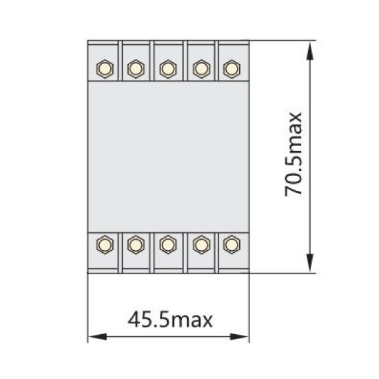 Реле контроля рівня рідини Chint NJYW1-BL1 AC 220В з функцїєю захисту насосів від сухого ходу (311022)