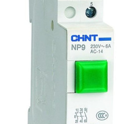 Модульна кнопка Chint NP9-12/1 1NO+2NC зелена (584044)