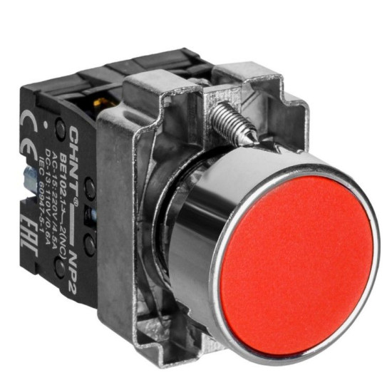 Кнопка Chint NP2-BA42 1NC IP40 червона (573890)