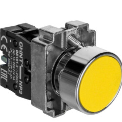 Кнопка Chint NP2-BA51 1NO IP40 жовта (573959)
