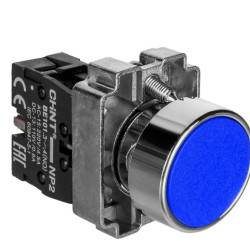 Кнопка Chint NP2-BA61 1NO IP40 синя (573892)