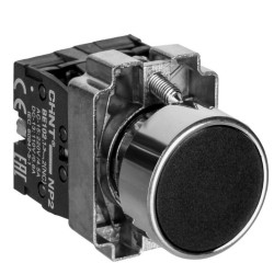 Кнопка Chint NP2-BA25 1NO+1NC IP40 чорна (573962)
