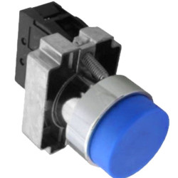 Кнопка Chint NP2-BL65 1NO+1NC IP40 синя (576041)