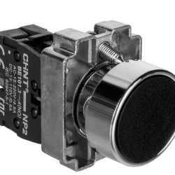 Кнопка Chint NP2-BL21 1NO IP40 чорна (576043)