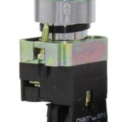 Пластикова кнопка Chint NP2-EW3365 1NO+1NC AC/DC 230В зелена IP40 (575718)