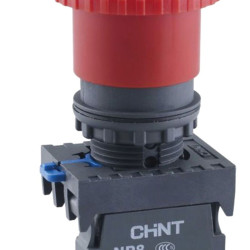 Кнопка грибок Chint NP8-01ZS/14 1NC Ø40мм з фіксацією червона IP65 (667210)