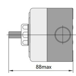 Кнопковий пост Chint NPH1-1008 2NO IP65 (587070)