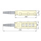 Тельферний пост Chint NP3-2 на 4 кнопки IP65 (586052)