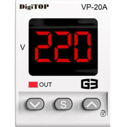 Реле напруги DigiTOP VP-20A M2R (червоний індикатор)