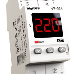 Реле напруги DigiTOP VP-32A M2R (червоний індикатор)