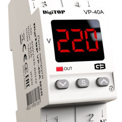 Реле напруги DigiTOP VP-40A M2R (червоний індикатор)