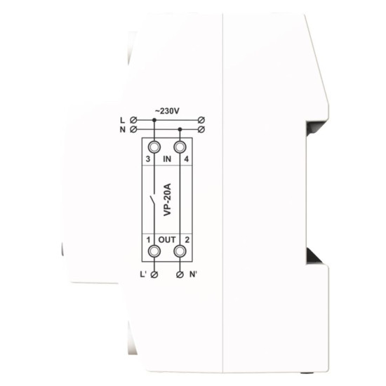 Реле напруги DigiTOP VP-20A M2W