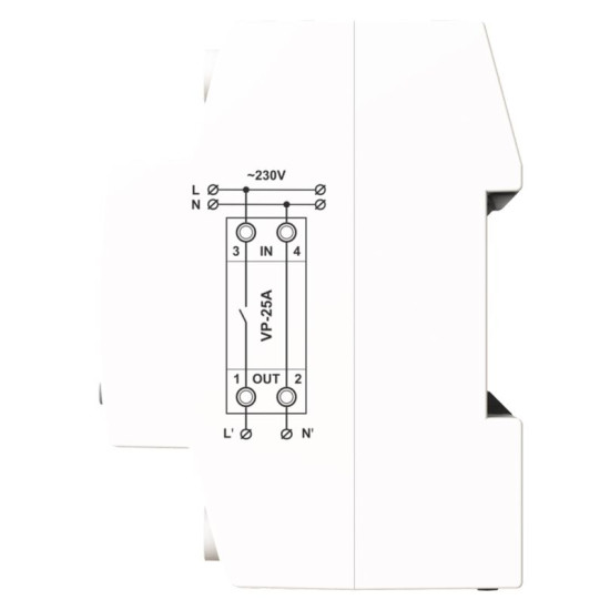 Реле напруги DigiTOP VP-25A M2W