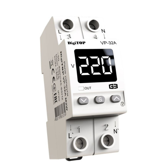 Реле напруги DigiTOP VP-32A M2W