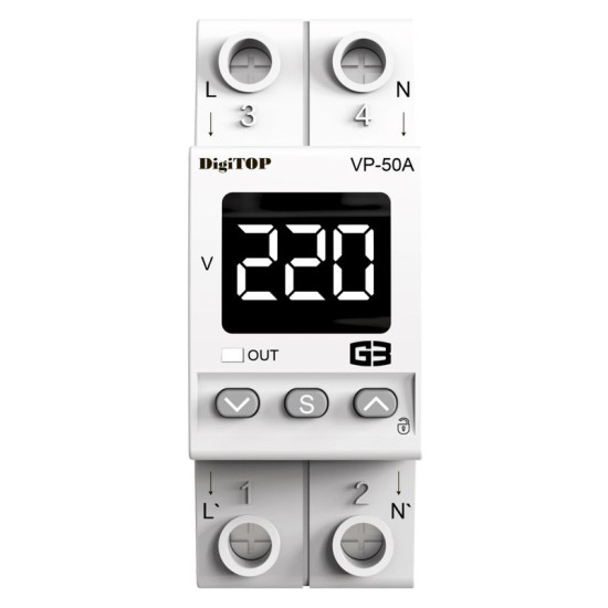 Реле напруги DigiTOP VP-50A M2W