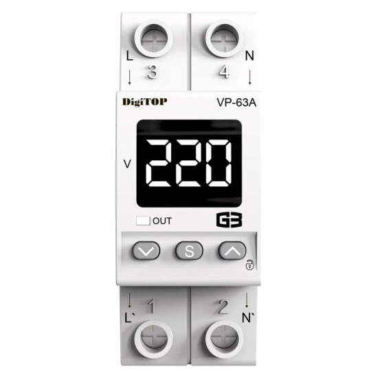 Реле напруги DigiTOP VP-63A M2W