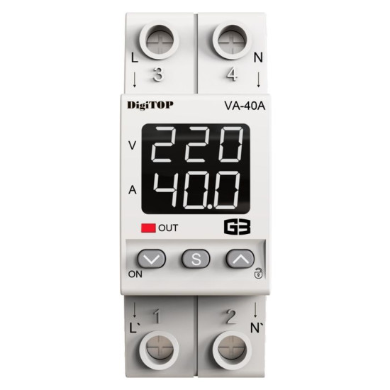 Реле напруги DigiTOP VA-40A M2W