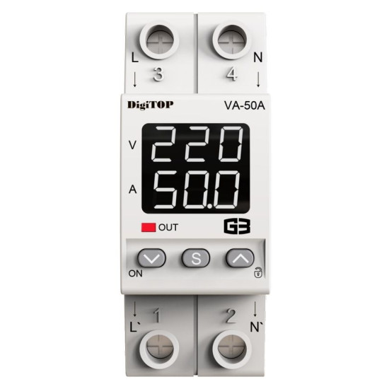 Реле напруги DigiTOP VA-50A M2W