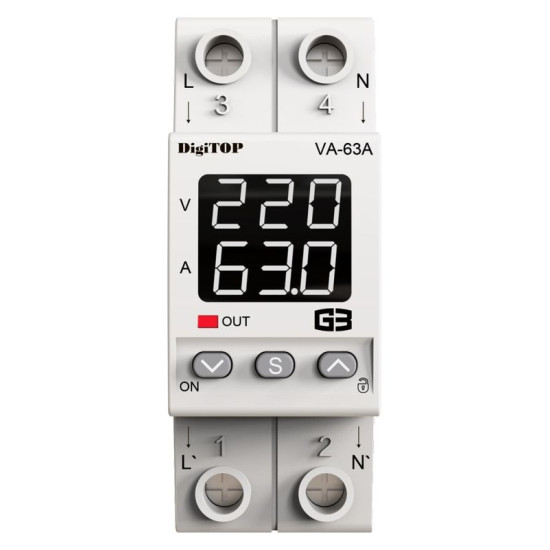 Реле напруги DigiTOP VA-63A M2W